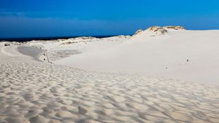 Sand dunes in Poland.